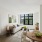 living room with a couch and coffee table