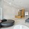 lobby with seating and a desk